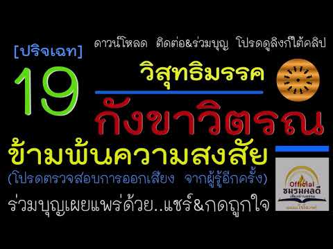 วิสุทธิมรรค19 : กังขาวิตรณวิสุทธิ ปัจจยปริคคหญาณ ญาณรู้เหตุปัจจัยของนามรูป กรรม วิบาก