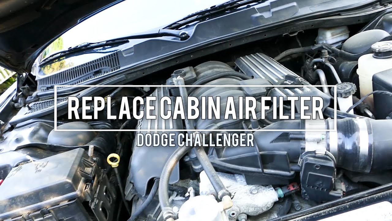 How to Replace Cabin Air Filter Dodge Challenger !! - YouTube