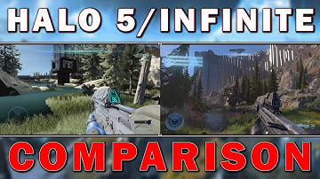 Halo Infinite Demo Map Comparison | Halo 5 Forge vs Halo Infinite Campaign Gameplay