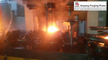 Bearing ring automatic forging press line with forging robot in Anyang