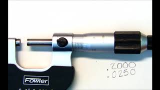 Micrometer Reading Example