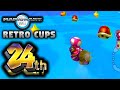 Mario Kart Wii - 24 Players All Retro Cups - ITEM RAIN!