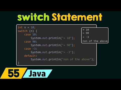 Video: Wat is 'n skakelaar in Java?