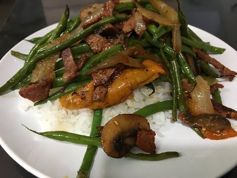 Main Dish Pan Fried Green Beans