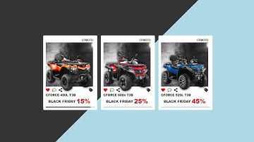 How Create a e-Commerce  Modern Shopping Card using | HTML && Css |...