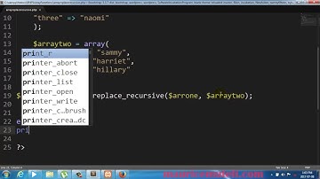 PHP array_replace_recursive() Function