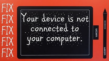 WACOM TABLET APP: NO DEVICE CONNECTED (TEMPORARY FIX)