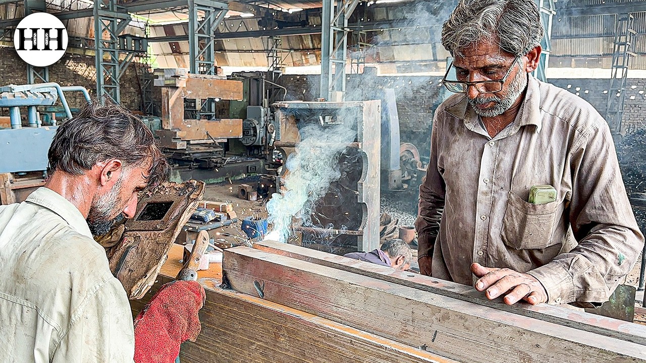 50 Days Project || How we made Industrial Gearbox with old school technqiues?