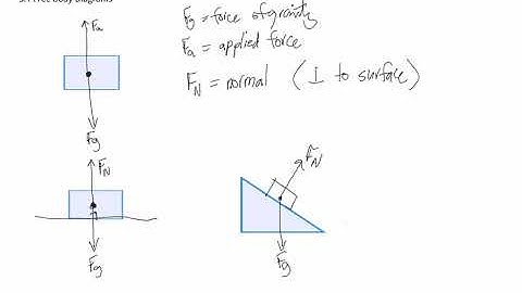 Physics 20: Dynamics Ch 3.1: Free Body Diagrams