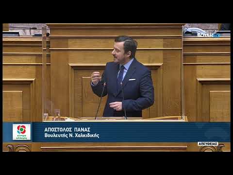 Ο Βουλευτής του Κινήματος Αλλαγής – ΠΑ.ΣΟ.Κ. Απ. Πάνας για το Ν/Σ του Υπ. Ανάπτυξης & Επενδύσεων