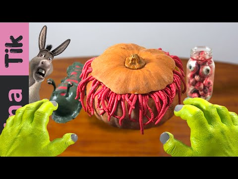 Cooking ASMR - Shrek In Real Life - Eating Creepy Things [ LinaTik Cooking ASMR]