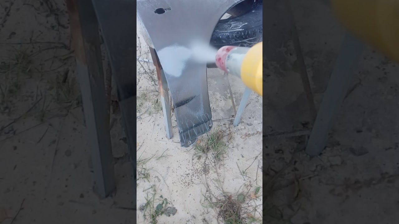 Пескоструй автомобиля видео