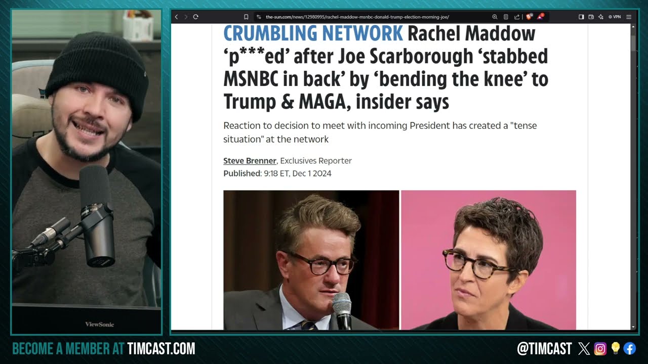 Rachel Maddow PISSED At Morning Joe, MSNBC In CIVIL WAR, Olbermann Says Maddow SOLD OUT For $25M