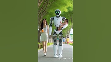 Robot Carries Child Through the Park – Heartwarming Future! 🤖👶 #robotics #performance #automation