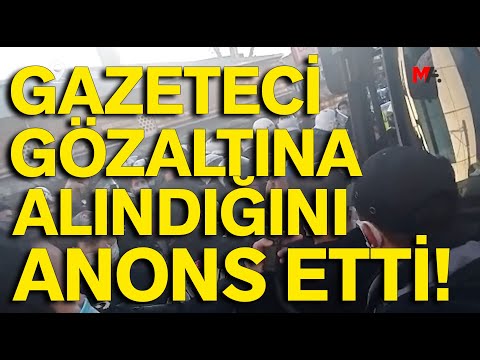 GAZETECİ GÖZALTINA ALINDIĞINI ANONS ETTİ! | İSTANBUL