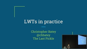 Light Weight Transactions Under Stress  (Christopher Batey, The Last Pickle) | Cassandra Summit 2016