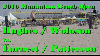 Hughes/Woloson vs. Earnest/Patterson, 2016 Manhattan Beach Open