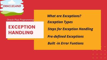 Oracle PL/SQL Tutorial For Beginners | Exception Handling in Oracle PLSQL - Part 1 | NO_DATA_FOUND.