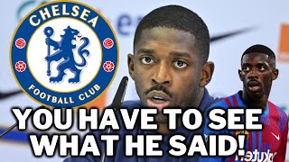 DEMBELE ON THE CHELSEA TEAM? LOOK AT THIS! CHELSEA NEWS / LATEST NEWS FROM CHELSEA CHELSEA