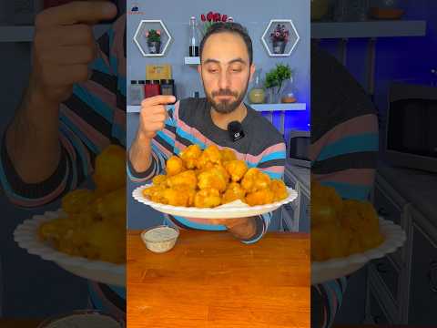 زهرة مقلية بانيه مقرمشة