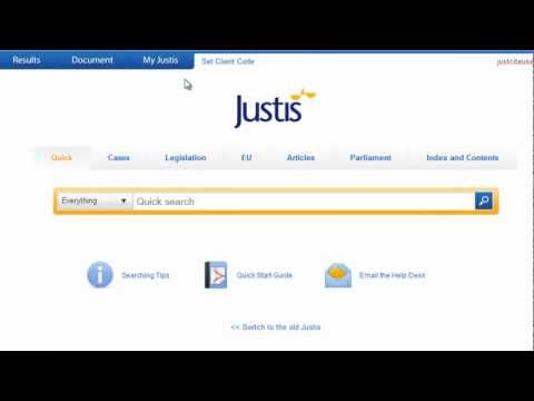 Justis Training Video #3 - My Justis