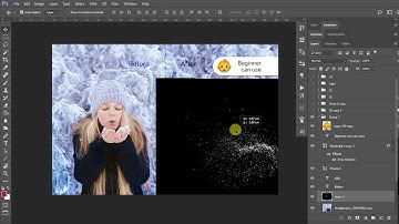 How to apply snow photo overlays