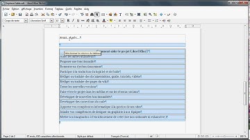 LibreOffice Writer - Flash : Déplacer un Tableau