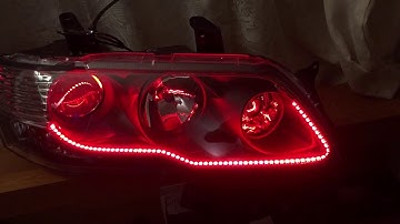 Evo IX headlight neo test