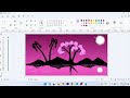 Make Beautiful Drawing in MS Paint 🎨 #computer #computereducation #mspaint