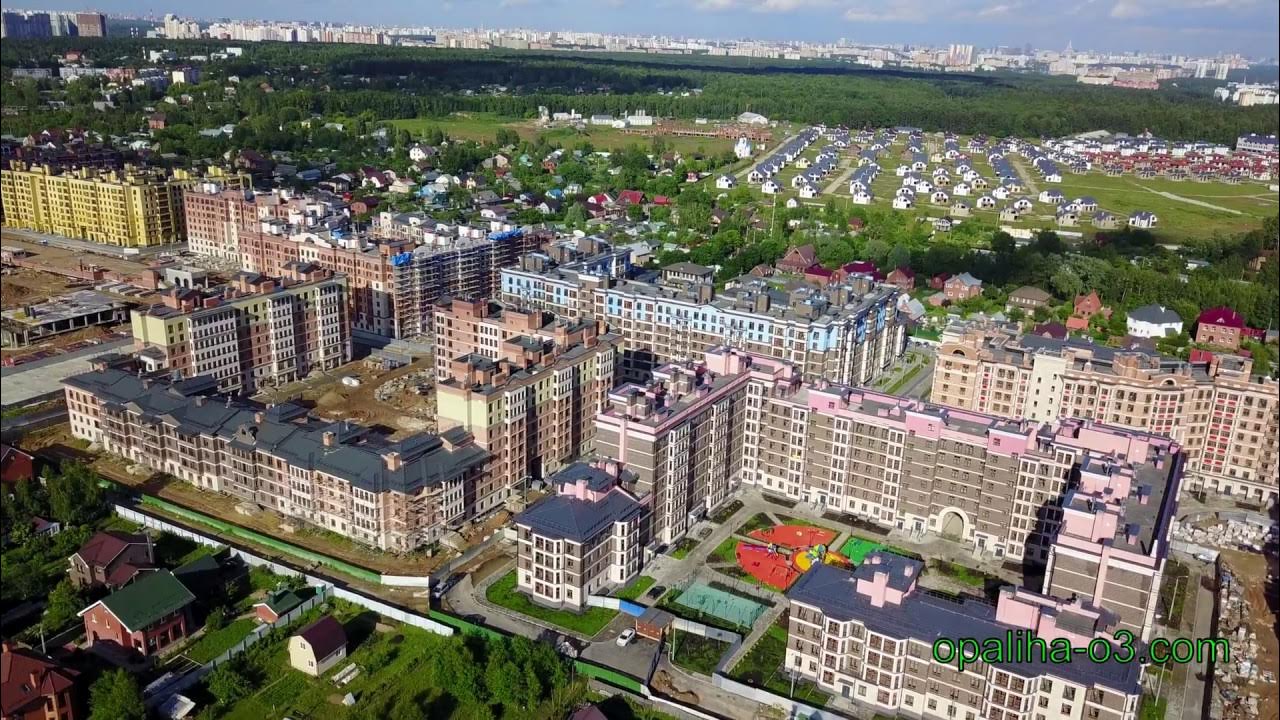 Опалиха о3 полёт Flammera над стройкой 30.06.16 opaliha-o3.com - YouTube