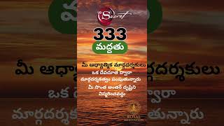 333 ఎంజెల్ నంబర్ మీ ఆధ్యాత్మిక మార్గదర్శకుల నుండి శక్తివంతమైన సంకేతం✨#moneymanifesting #shortsfeed