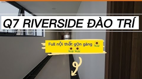 𝙍𝙀𝙑𝙄𝙀𝙒 𝙌𝟳 𝙍𝙞𝙫𝙚𝙧𝙨𝙞𝙙𝙚 Căn Hộ 2 Phòng Ngủ Đã Làm Nội Thất #q7riverside