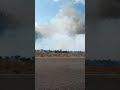 Incendio en el campo del presidente de la Rural