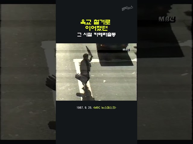 [그 시절 카메라 출동] 육교를 없애버린 무단횡단