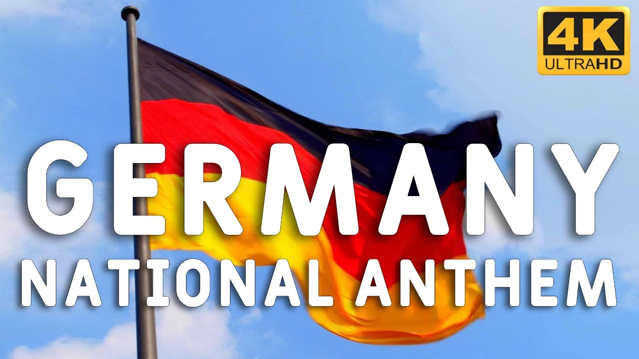 German National Anthem Deutschlandlied 4K Germany flag - YouTube