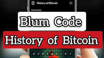 History of Bitcoin | Blum code || blum code History of Bitcoin #blumcode #crypto #blum