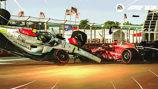 MES PIRES CRASH - SPIN SUR F1 22 !!!