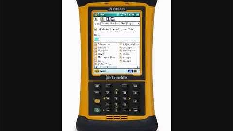 Trimble LM80 - Entering a plan manually (with audio commentary)