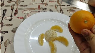 2 Simple Orange Art | Fruit Carving Garnish | Food Decoration | Party Garnish screenshot 5