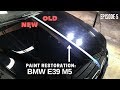 E5: Amazing Paint Correction Results on 15 Year Old Black BMW E39 M5