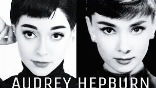 Audrey Hepburn Makeup Transformation Tutorial