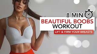 8 MIN BEAUTIFUL BOOBS WORKOUT | Lift & Firm Your Breasts & Get A Sexy Chest | Eylem Abaci