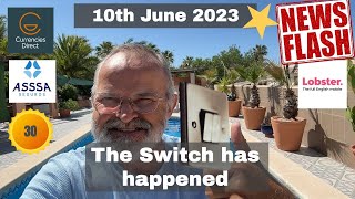 The Switch in Spain has Happened! #expatinmazarron