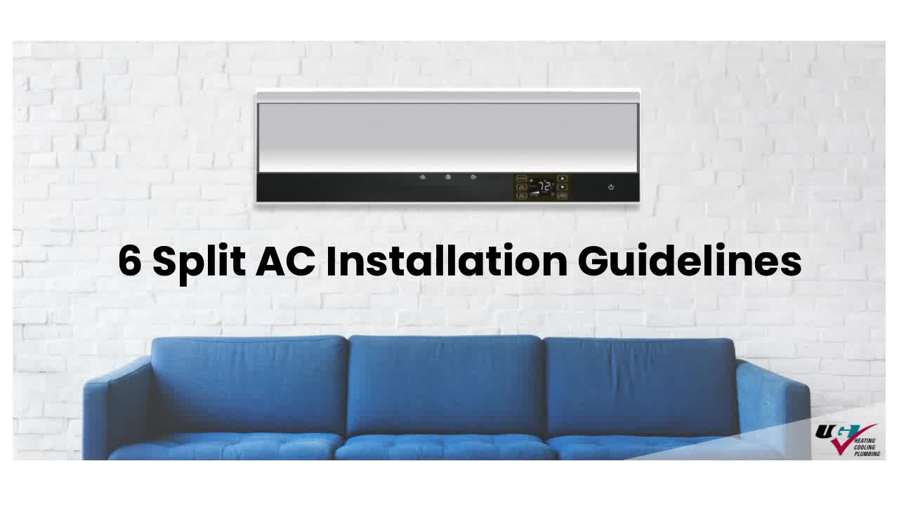 6 Split AC Installation Guidelines - YouTube
