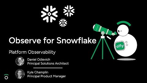 Observability for Snowflake Webinar