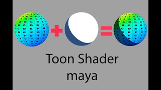 Maya Toon Shader with Texture and shadow control