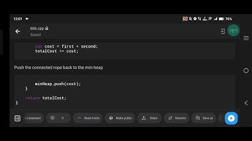 Connect N Ropes with Minimum Cost | C++ Solution Using Priority Queue (Min-Heap)