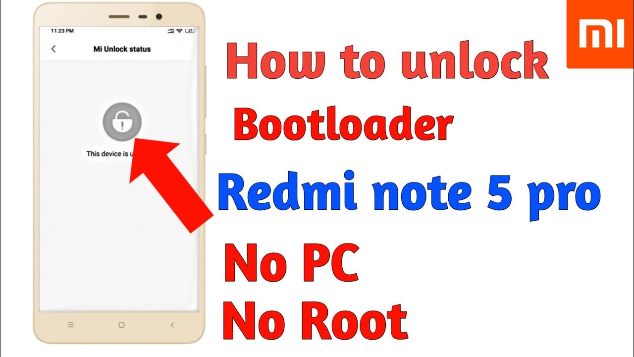 Redmi 6 Pro Sakura Unlock Bootloader