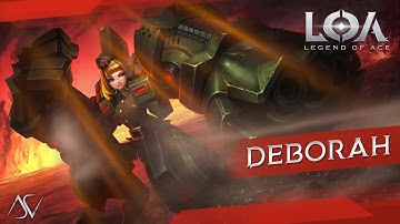 Legend of Ace (Android/iOS) - Deborah Damage Build & Gameplay! #2