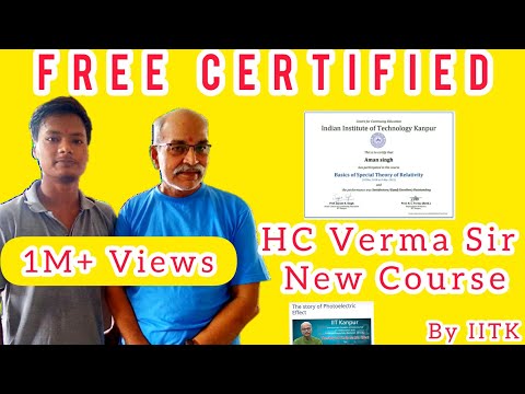 Free Certified H.C.Verma Course (IIT Kanpur) | How To Register In This Course | #AmanThakurYT